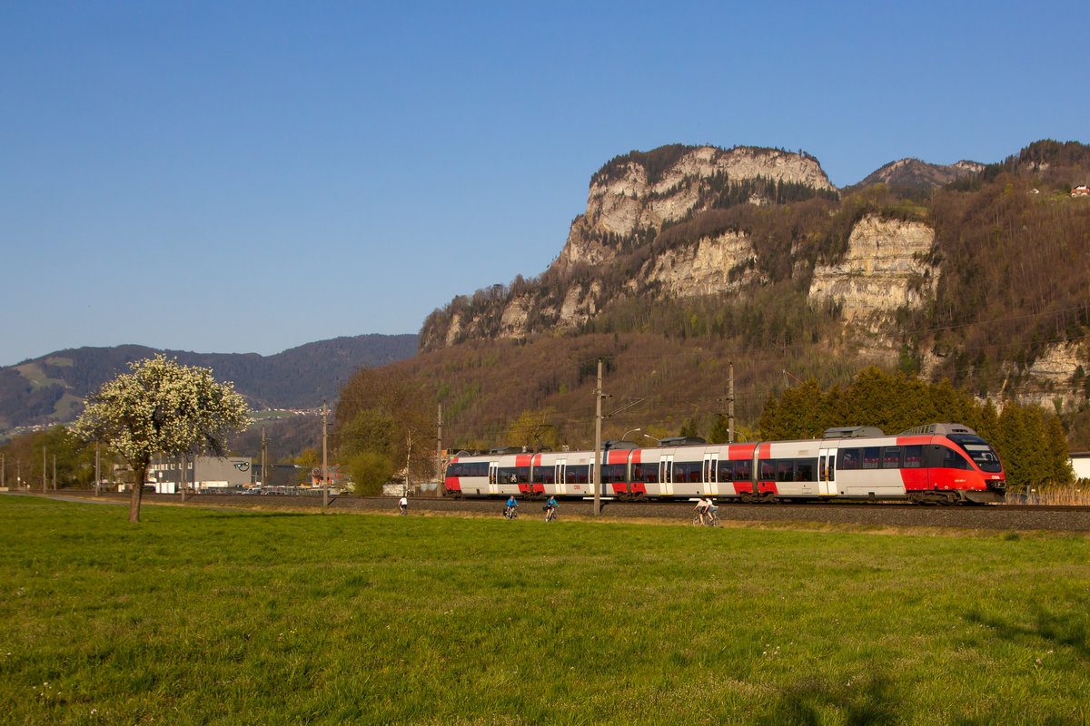 4024 081-4 zwischen Dornbirn und Hohenems. 10.4.20