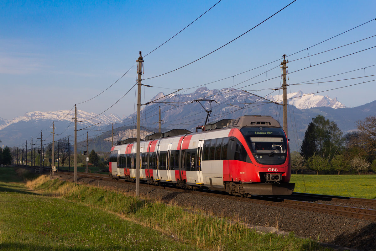 4024 081-4 zwischen Dornbirn und Hohenems. 18.4.20