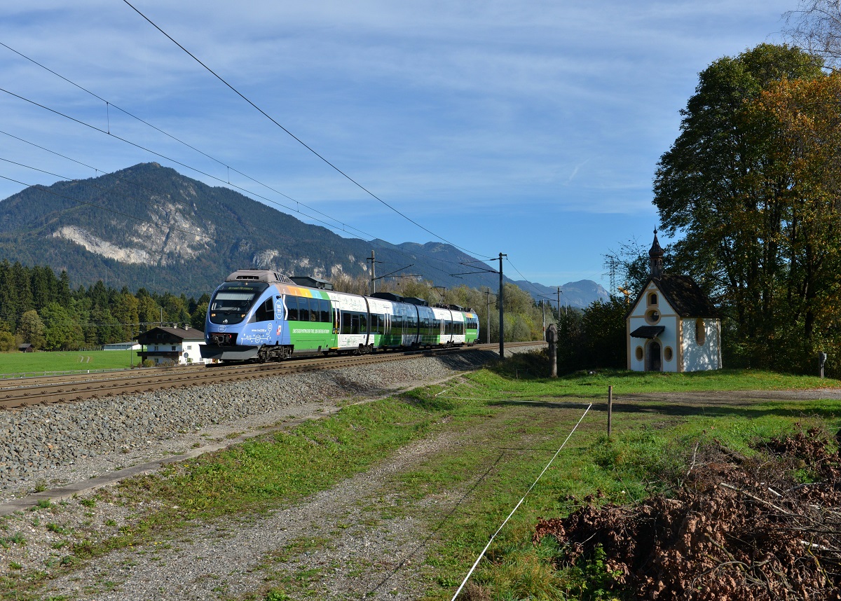 4024 085 als REX nach Brennero / Brenner am 18.10.2014 bei Brixlegg. 