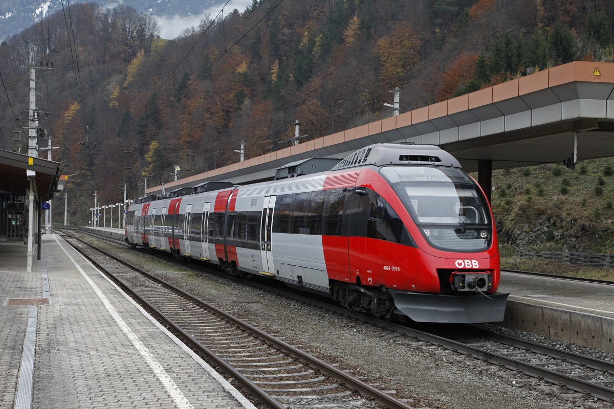 4024 091 in Werfen am 9.11.2017.