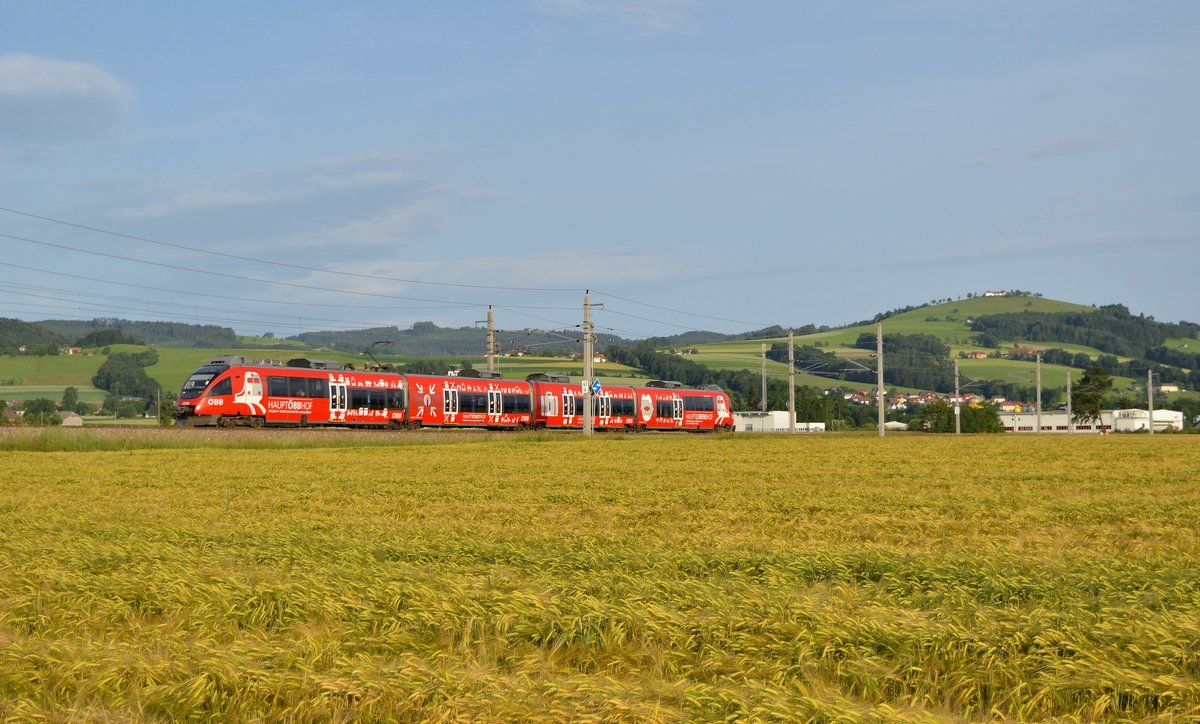 4024 103 ist am 14.06.2015 am Abend zwischen Nussbach und Wartberg an der Krems 
zu sehen gewesen.