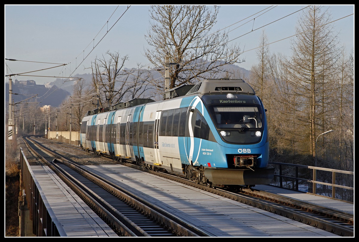 4024 120 bei Kapfenberg am 7.02.2019.