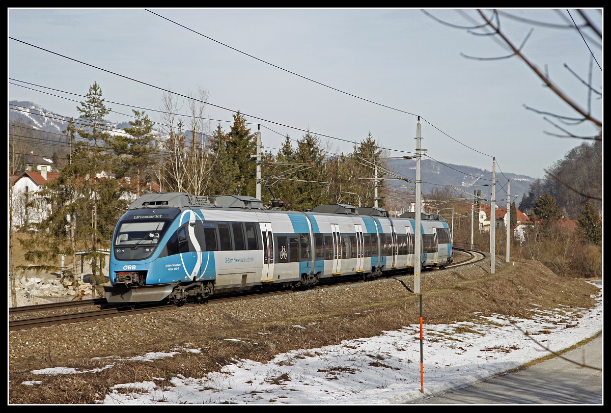 4024 120 bei Kapfenberg am 7.02.2019.