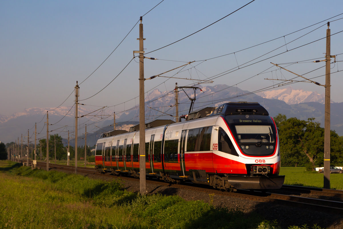 4024 135-7 kurz vor Dornbirn. 19.5.20