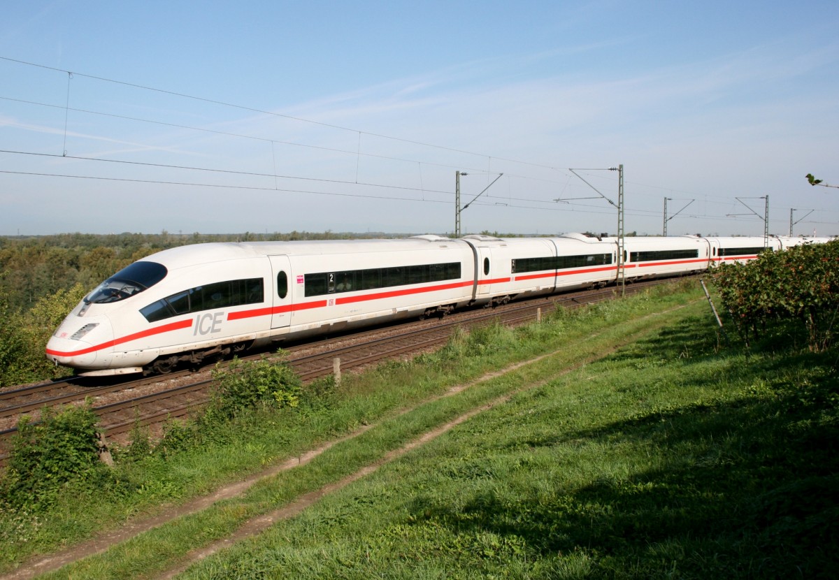 403 xxx als ICE 501 (Dortmund Hbf–Basel SBB) am 21.09.2012 in Rheinweiler
