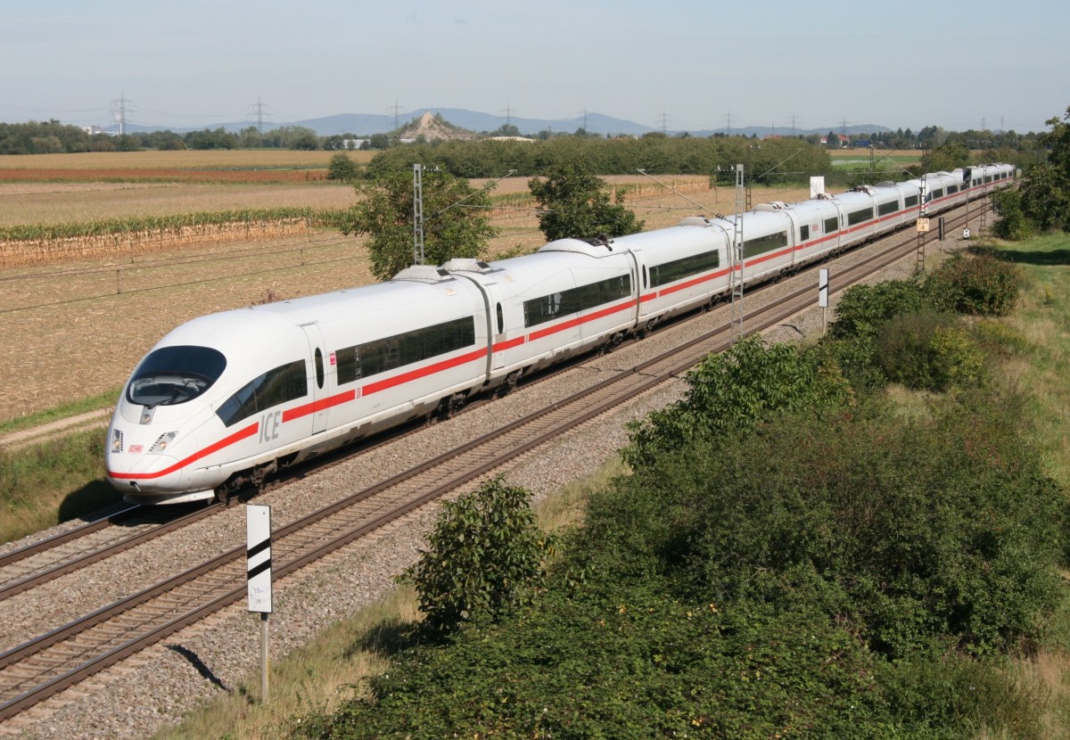 403 xxx als ICE 503 (Hannover Hbf–Kln–Basel SBB) am 20.09.2012 zwischen Buggingen und Mllheim (Baden)