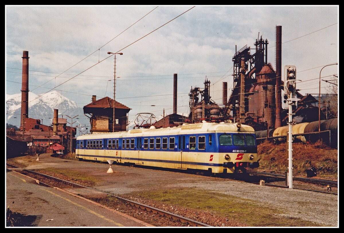 4030 226 als R4412 in Leoben Donawitz am 12.03.2001.