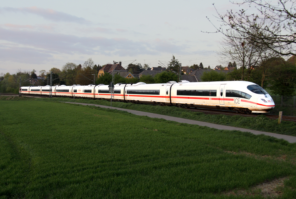 406 001-8 auf Umleitung von Brüssel nach Frankfurt bei Übach am 15.04.2014
