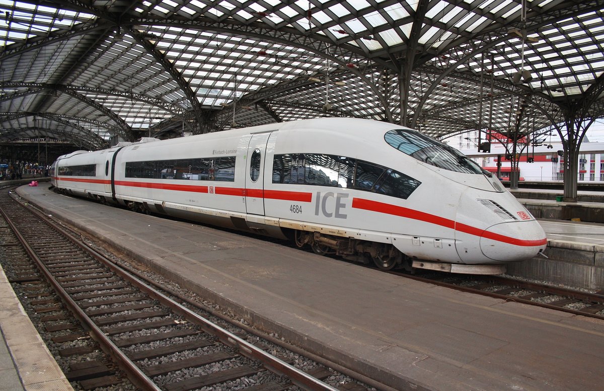 406 084-4  Forbach-Lorraine  verlässt am 3.7.2017 als ICE104 von Basel SBB nach Amsterdam Centraal den Kölner Hauptbahnhof.