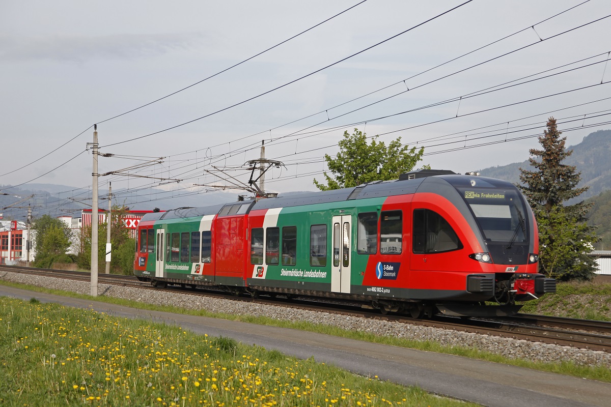 4062 002 als REX bei Niklasdorf am 3.05.2017.