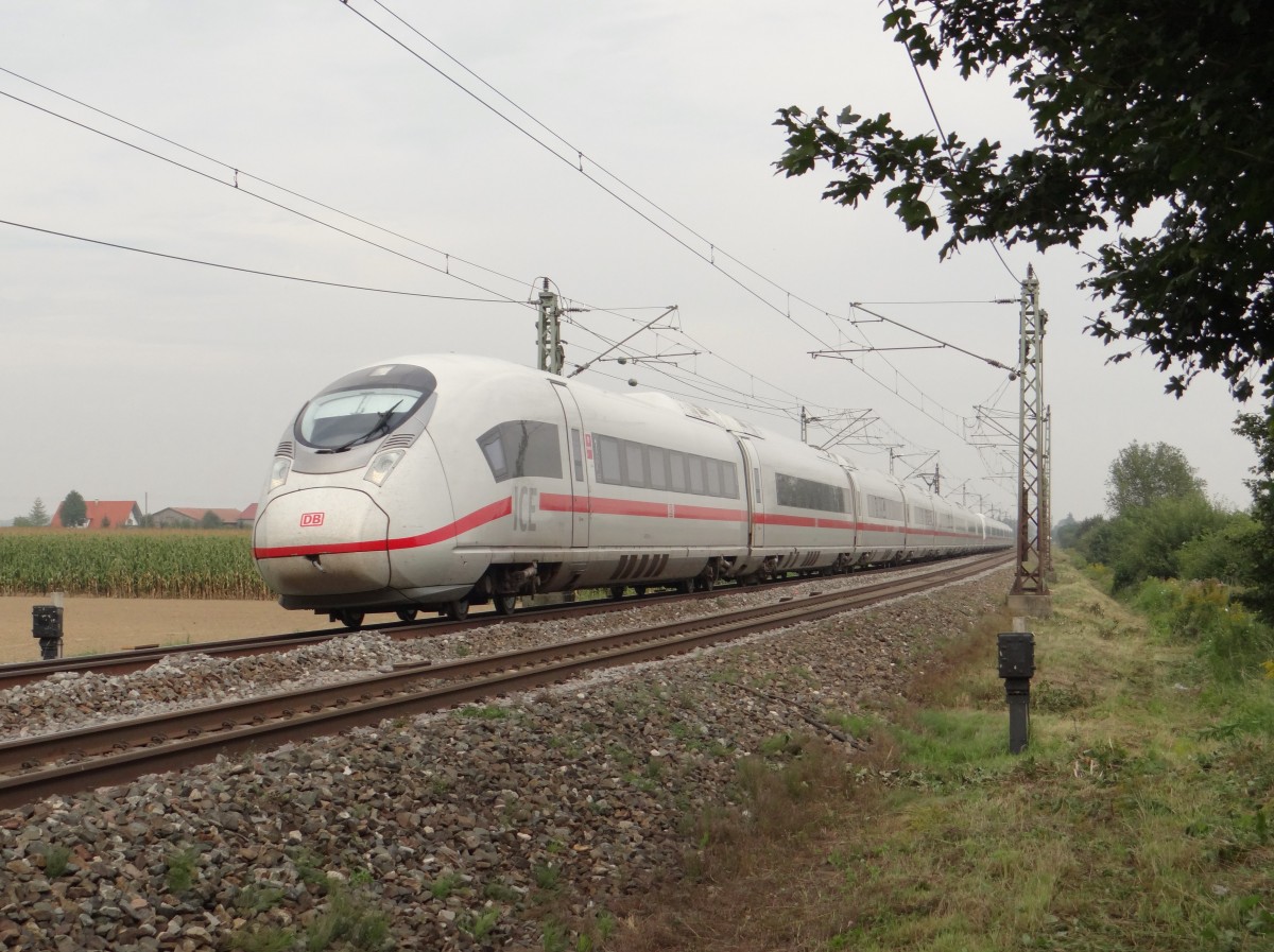 407 016 und 407 011 zu sehen am 18.09.14 in Neu-Ulm.
