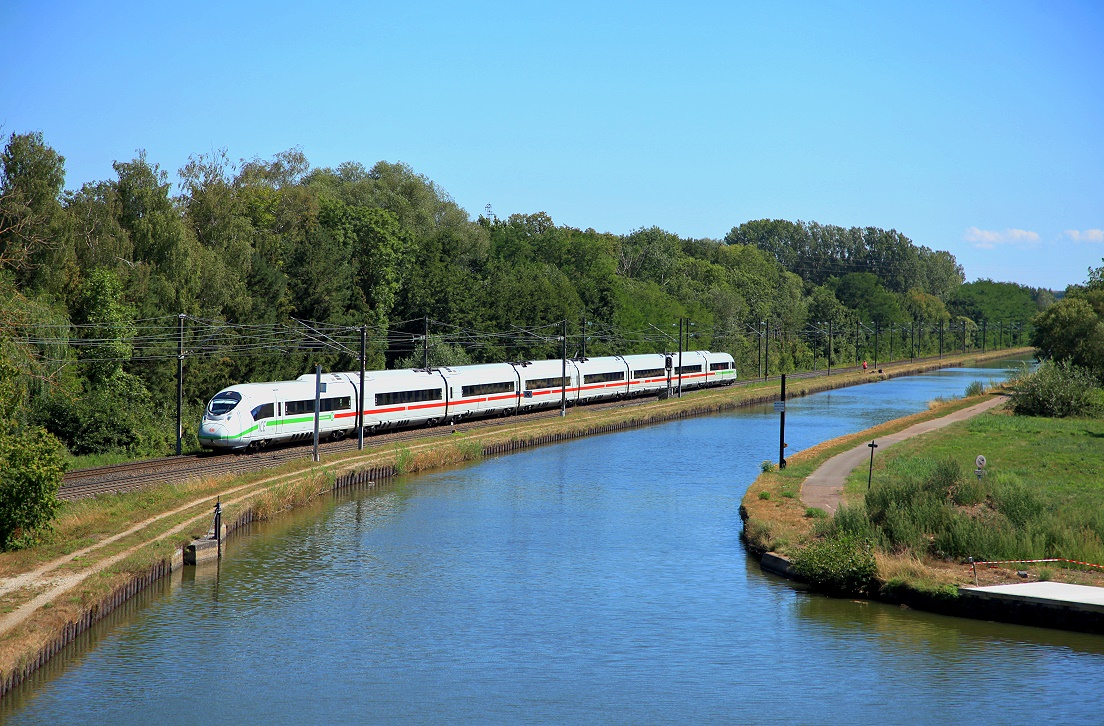 407 503, Steinbourg (F), ICE 9574, 20.08.2020.