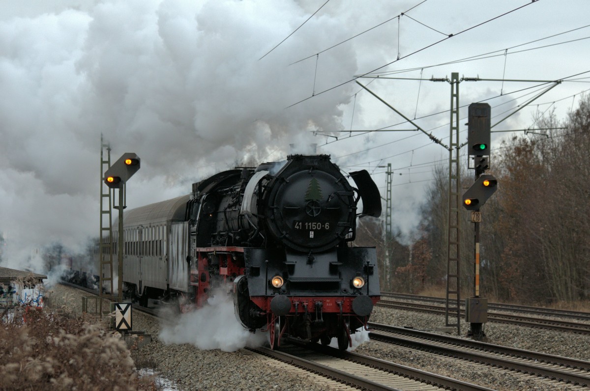 41 1150 am 07.12.13 von Nördlingen nach Salzburg zwischen Haar und Vaterstetten