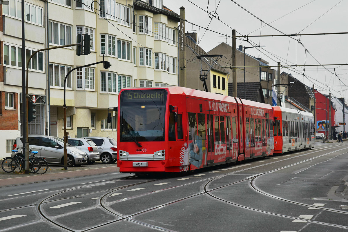 4114 auf der Neusser Straße am 22.11.2018.