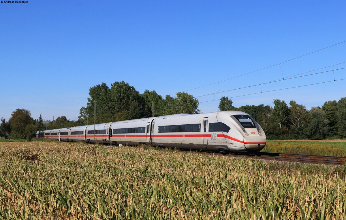 412 040 als ICE 75 (Hamburg-Altona-Basel Bad Bf) bei Riegel 23.9.21