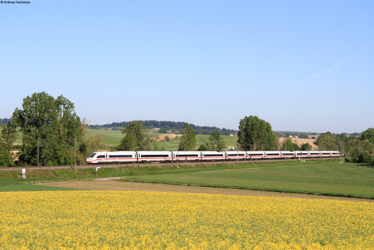 412 042-0 als ICE 591 (Hamburg Altona-München Hbf) bei Helmsheim 7.5.20