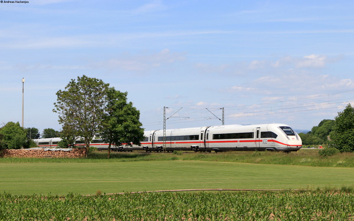 412 048-0 als ICE 75 (Hamburg Altona-Basel SBB) bei Hugsweier 26.5.20