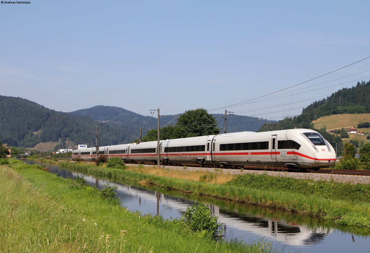 412 201-6 als Mess LPFT 92276 (Haslach - Villingen(Schww)) bei Haslach 17.7.19