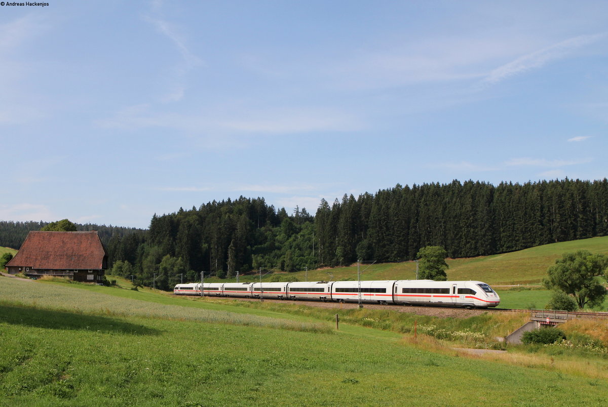 412 201-6 als Mess LPFT 92275 (Villingen(Schww) – Haslach) bei Stockburg 18.7.19