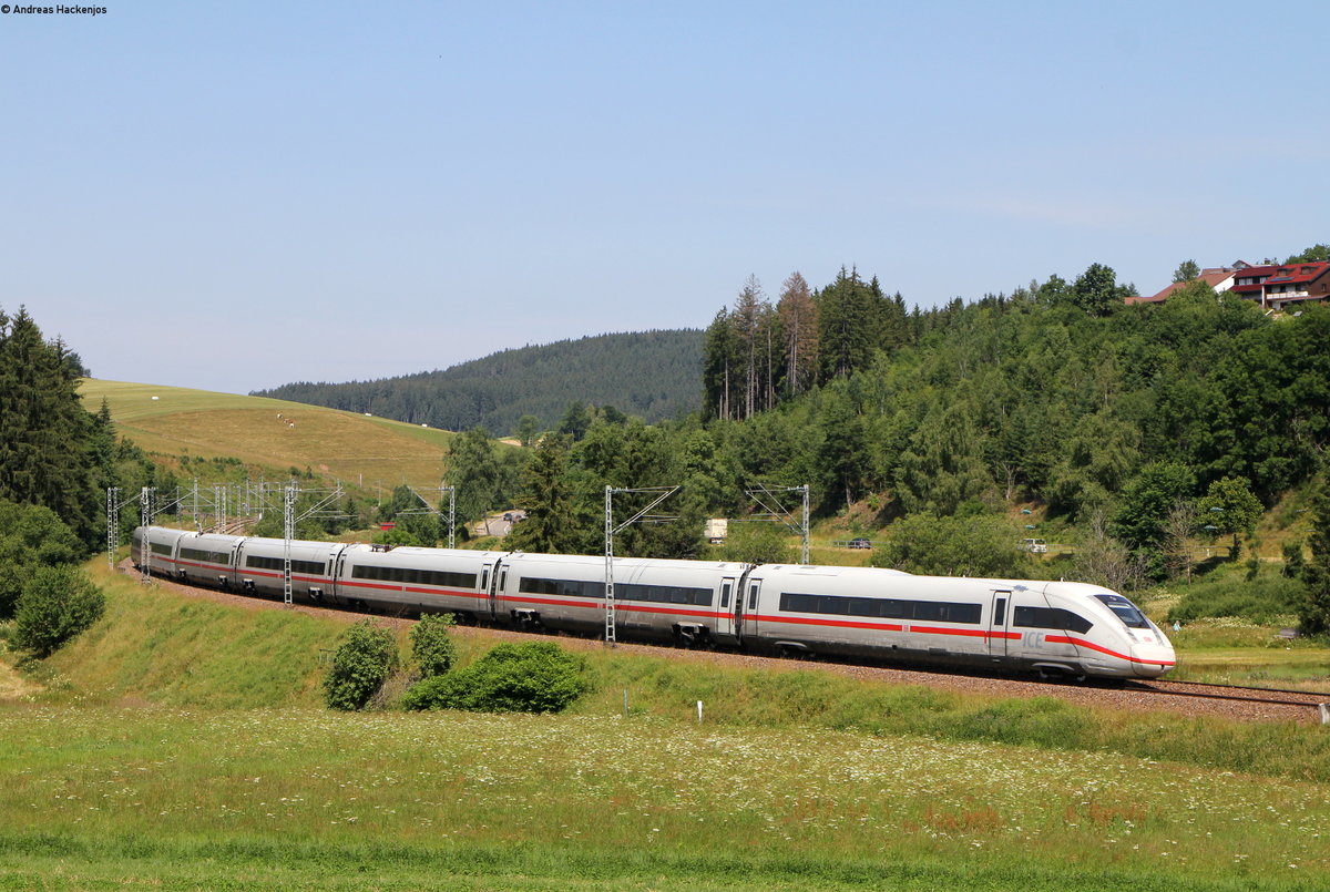 412 201-6 als Mess LPFT 92276 (Haslach - Villingen(Schww)) bei St.Georgen 18.7.19