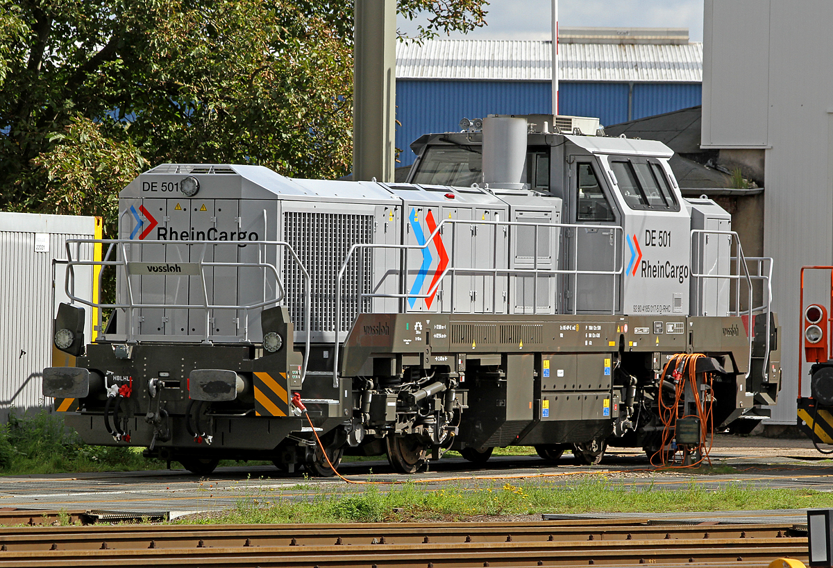 4185 017 / DE501 der RHC im BW Brühl-Vochem am 10.09.2017, Aufnahmestandort Kurfürstenstrasse, somit öffentlich
