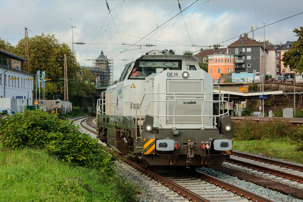 4185 040-7 Northrail vossloh DE18 in Wuppertal, September 2026.