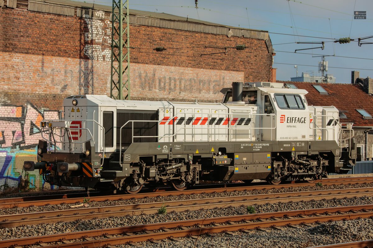 4185 142 EIFFAGE Infra-Rail in Wuppertal, M�rz 2025.