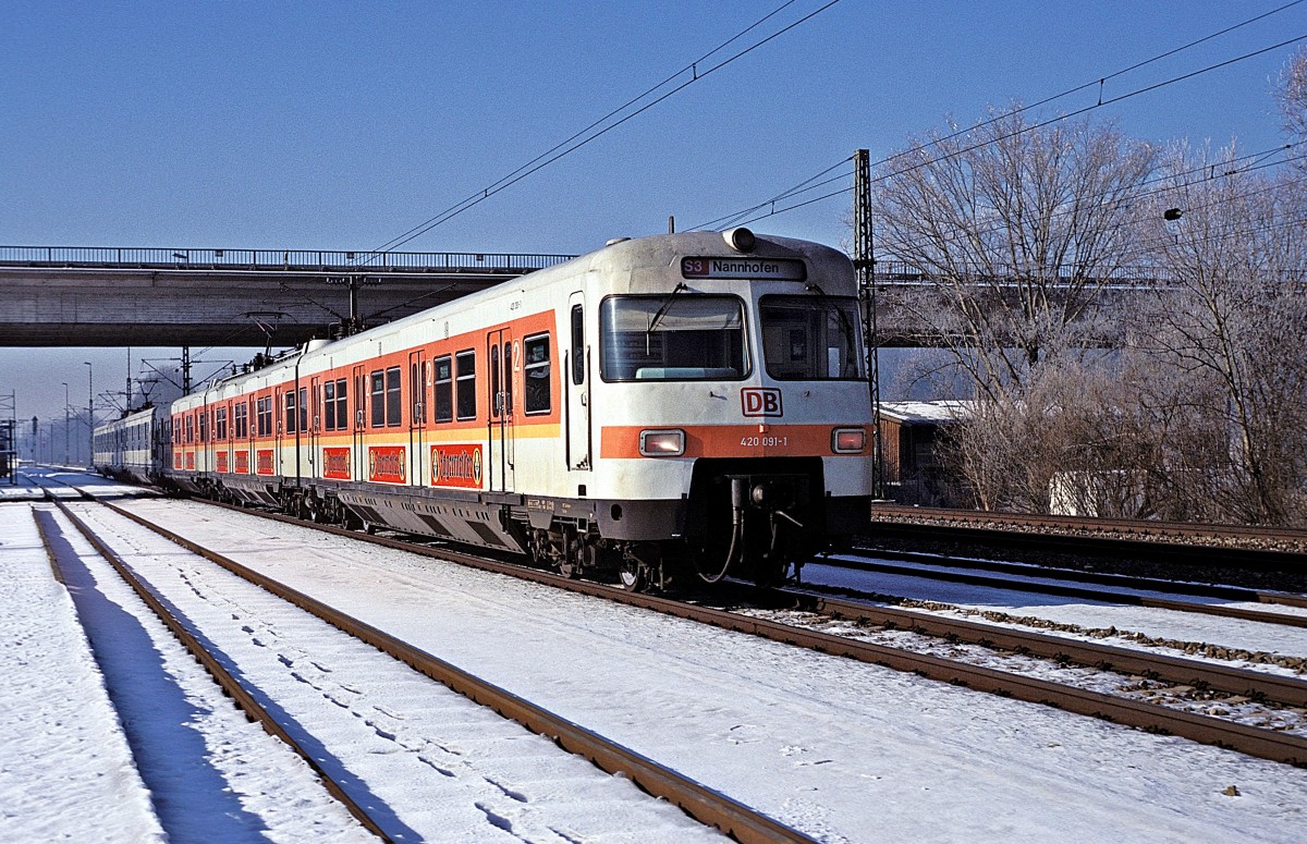 420 091 + 420 541  Nannhofen  17.01.97