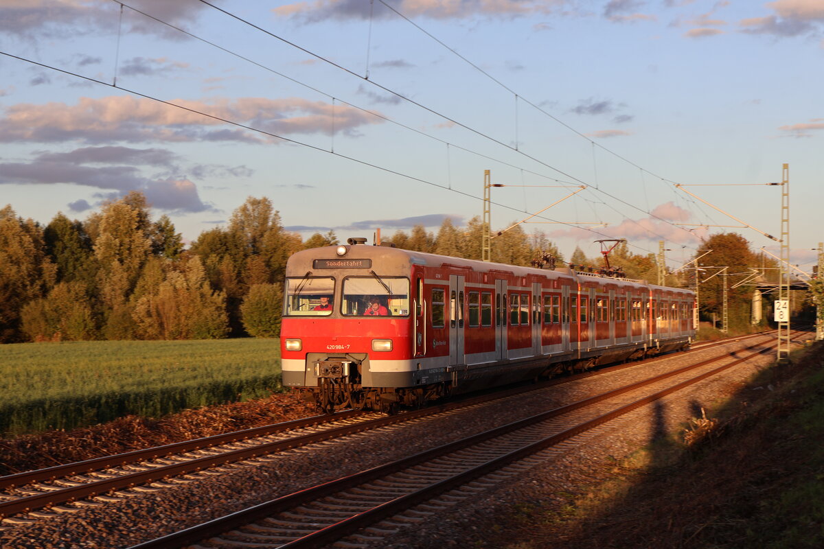 420 984-7 am 10.10.2026 zwischen Schorndorf und Weiler (Rems)