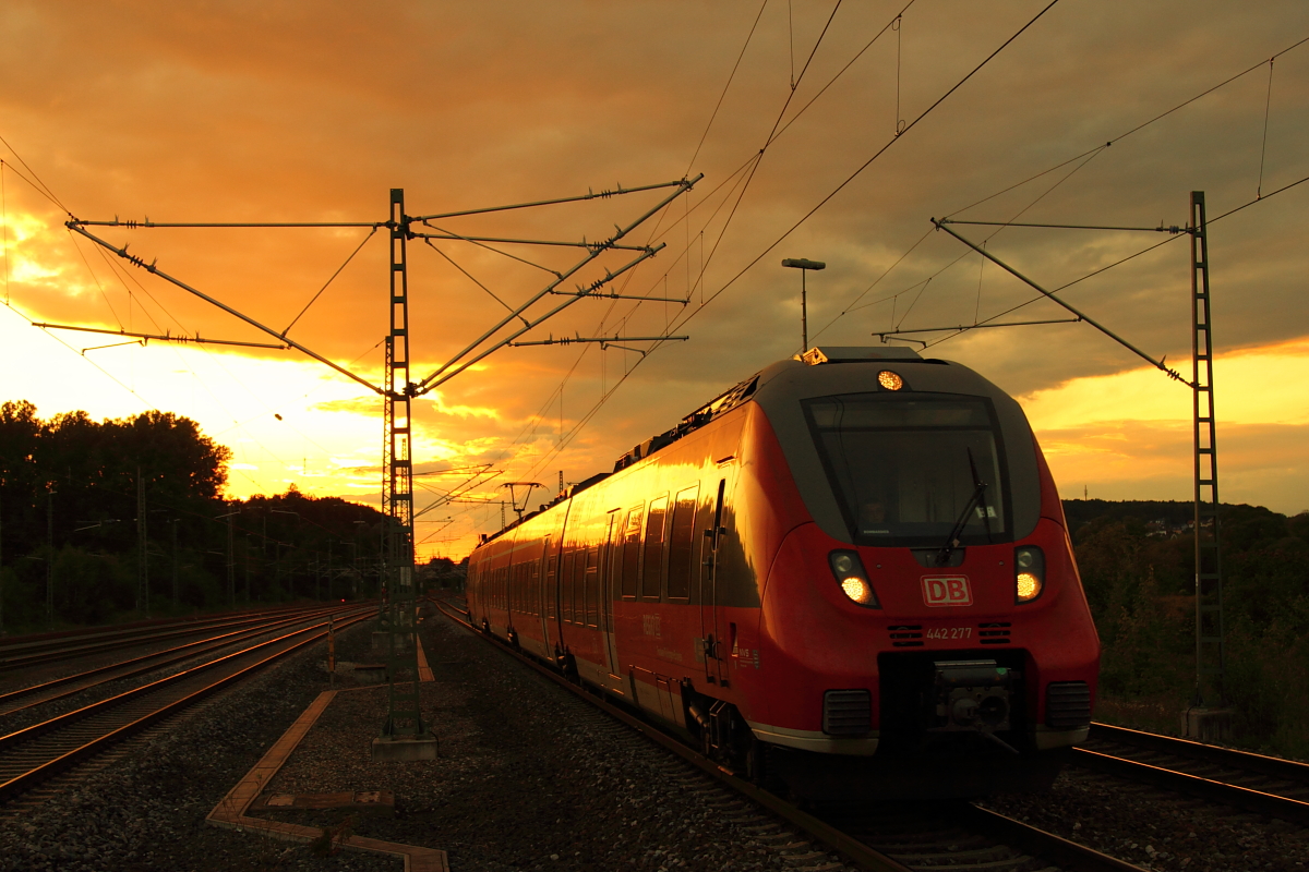 422 772 DB Regio in Hochstadt/ Markzeuln am 03.09.2017.