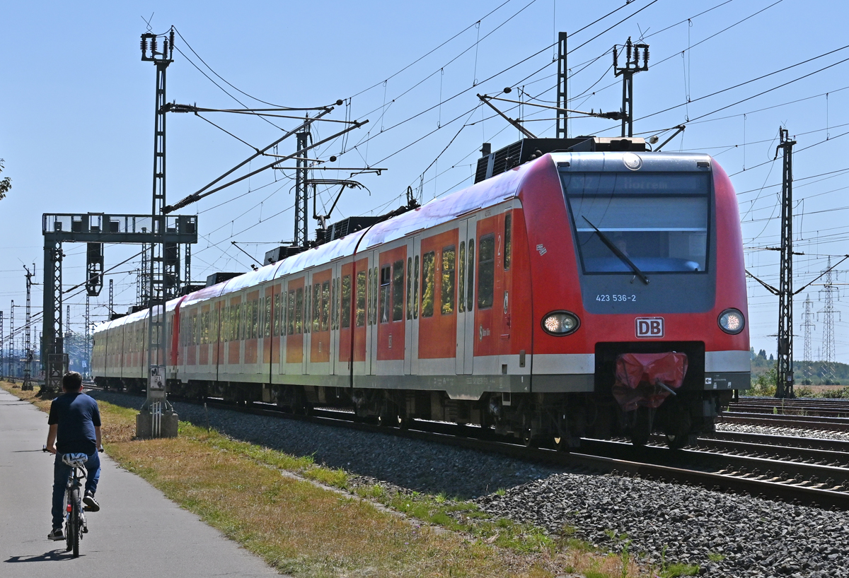 423 536-2 S12 nach Horrem durch Wahn - 07.08.2020