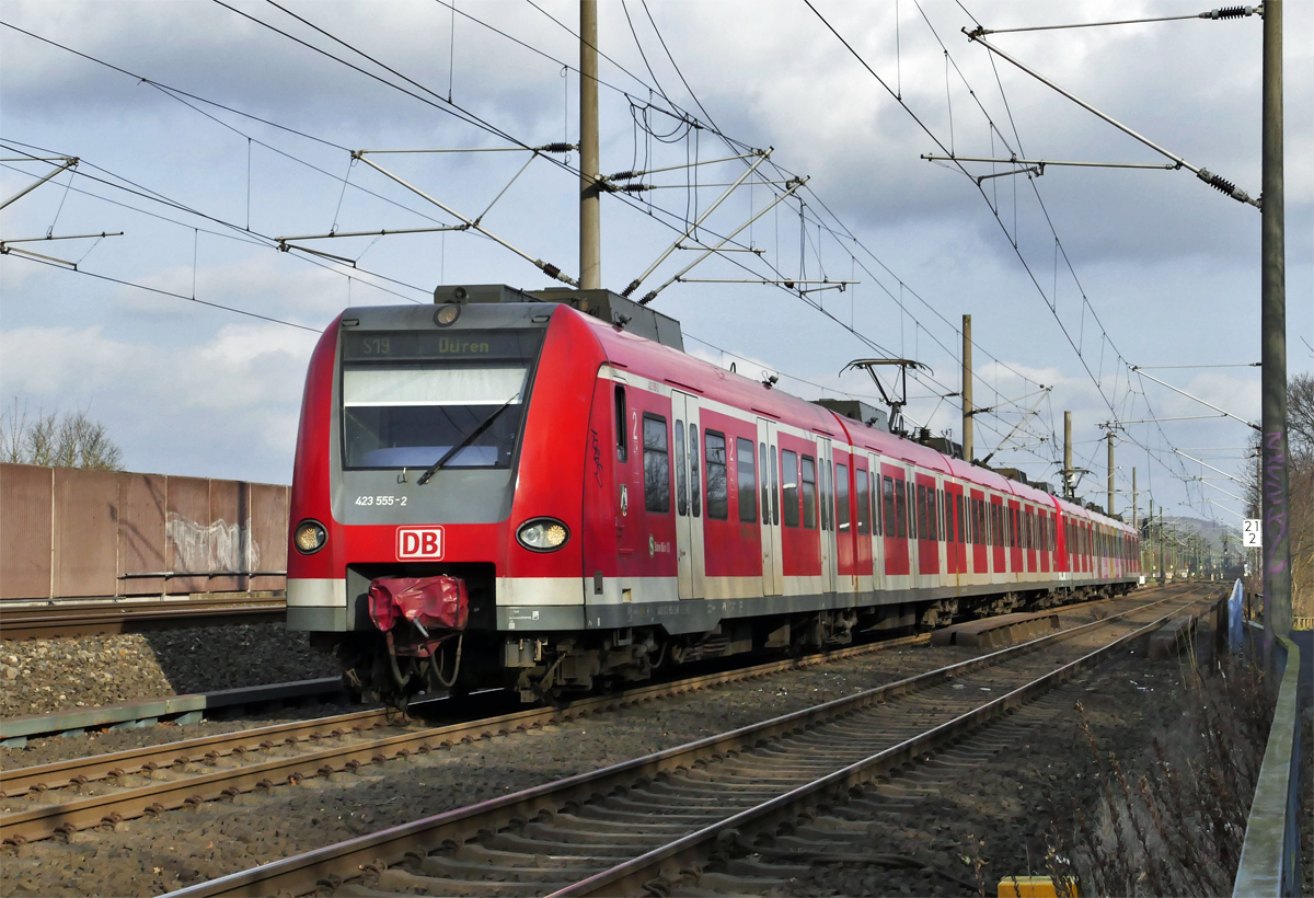 423 555-2 S19 nach Düren in Kerpen-Sindorf - 30.01.2018