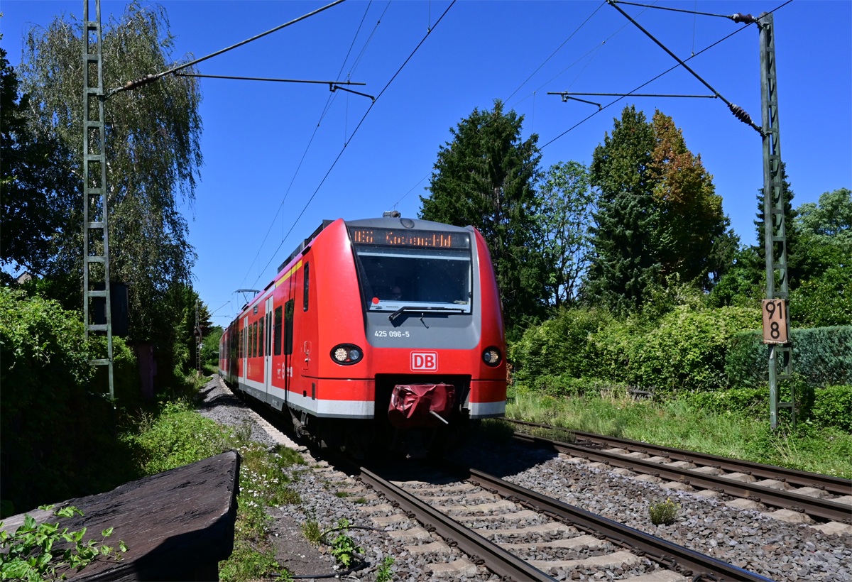 425 096-5 RB nach Koblenz Hbf durch Bn-Beuel - 05.08.2020