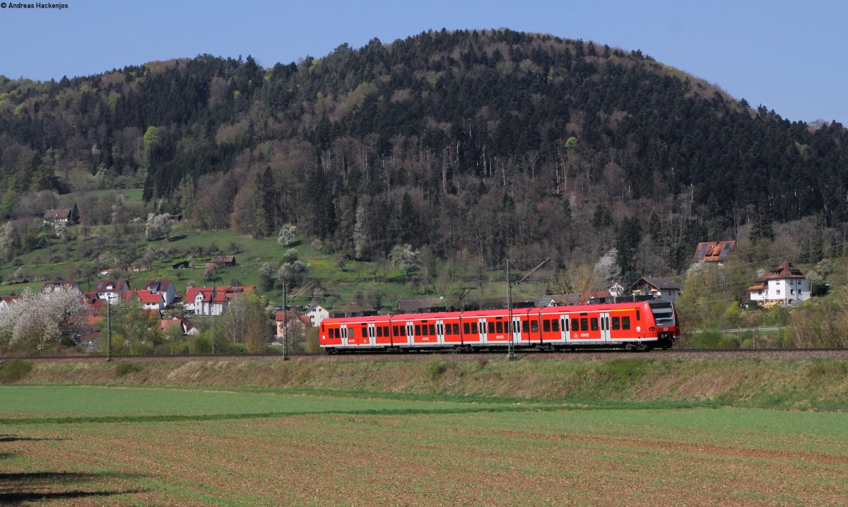 425 309-2 als RE 19088 (Rottweil-Stuttgart Hbf) bei Horb 11.4.14