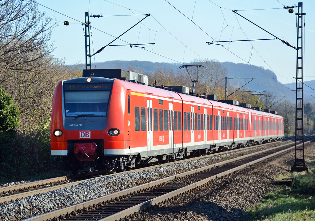 425 603-8 RE8 nach Mönchengladbach durch Bonn-Beuel - 27.11.2015