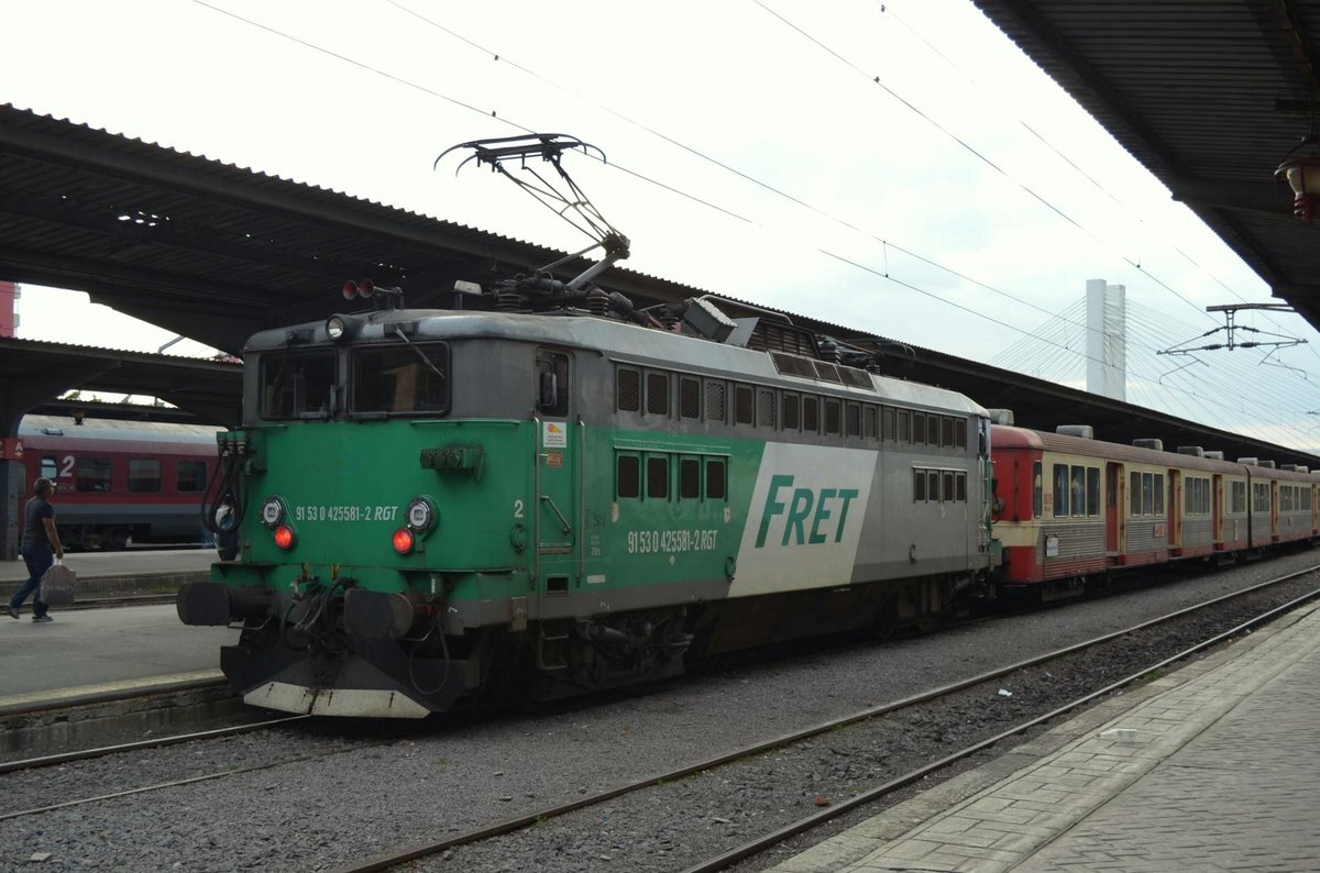 425581-2 (91 53 0425581-2) ex SNCF von Regiotrans in Bukarest/Bucuresti Nord Gara A 08.05.2015