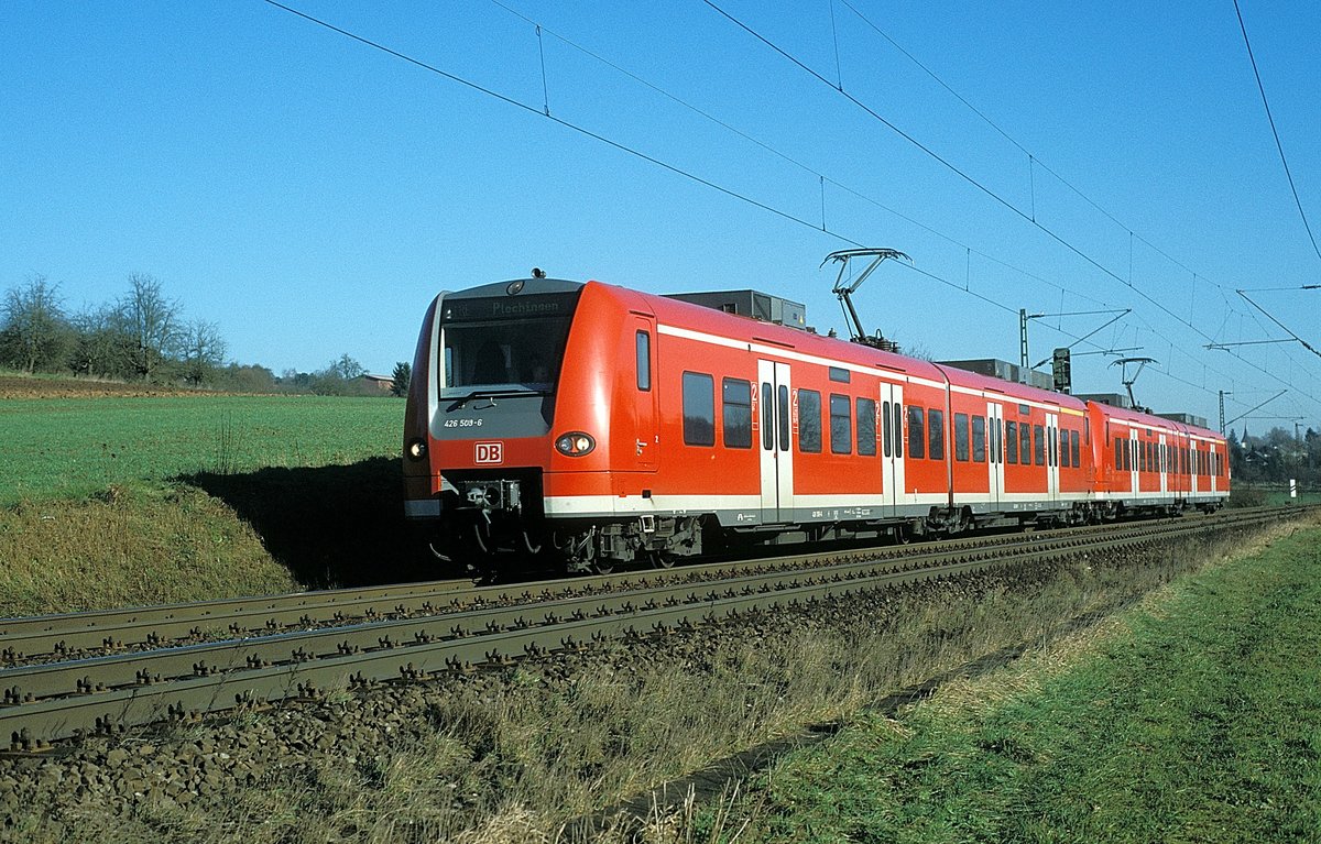 426 509 + 511  bei Ebersbach ( Fils )  10.12.01