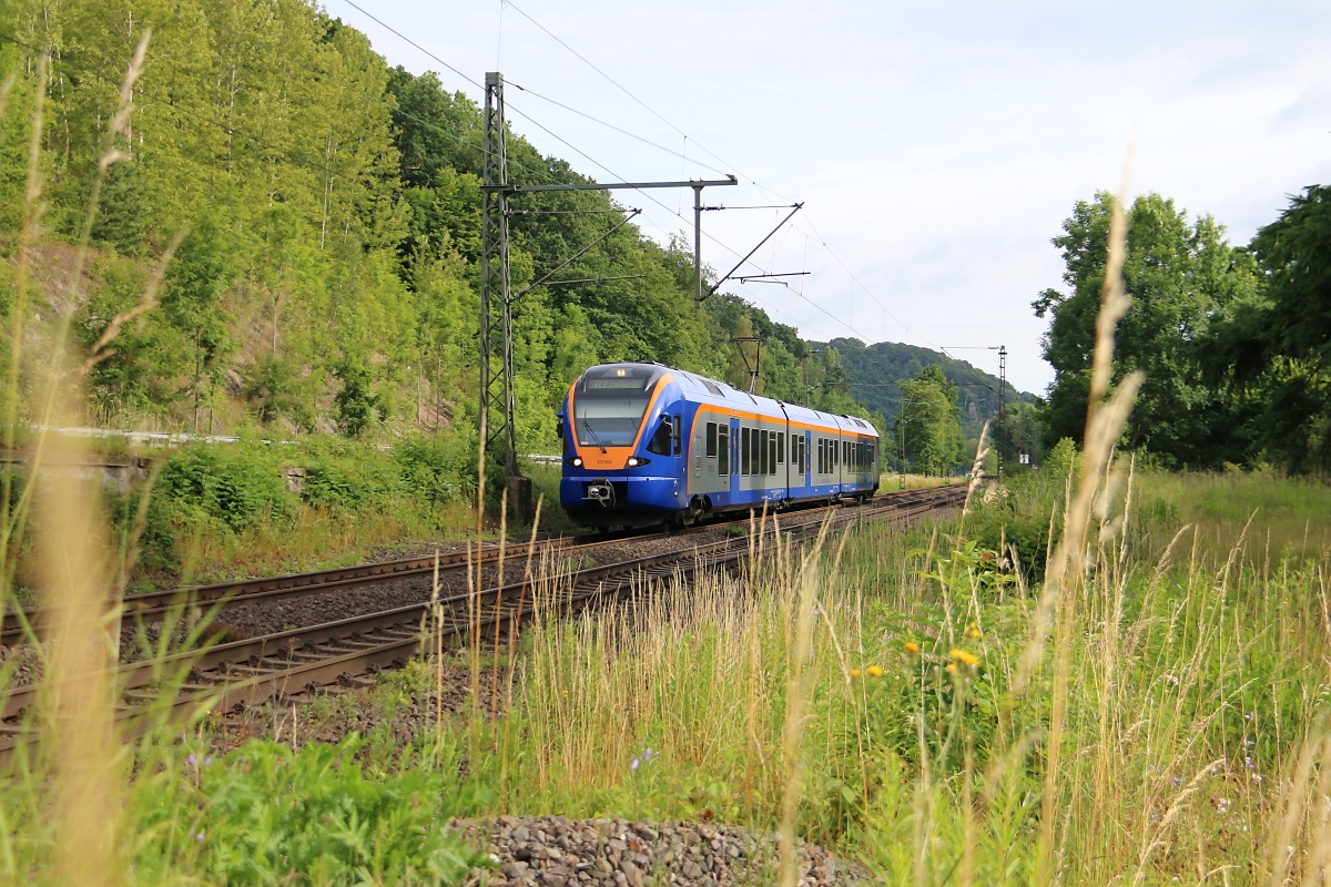 427 006/506 der Cantus Bahn als R7 nach Eschwege. Aufgenommen am 28.06.2014 bei Albungen.