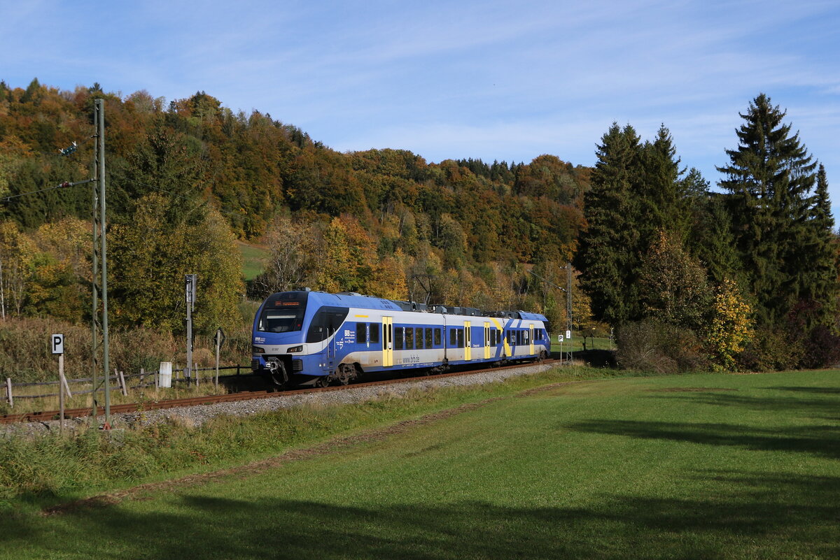 427 057 war am 28. Oktober 2023 bei Eisenärzt in Richtung Ruhpolding unterwegs.
