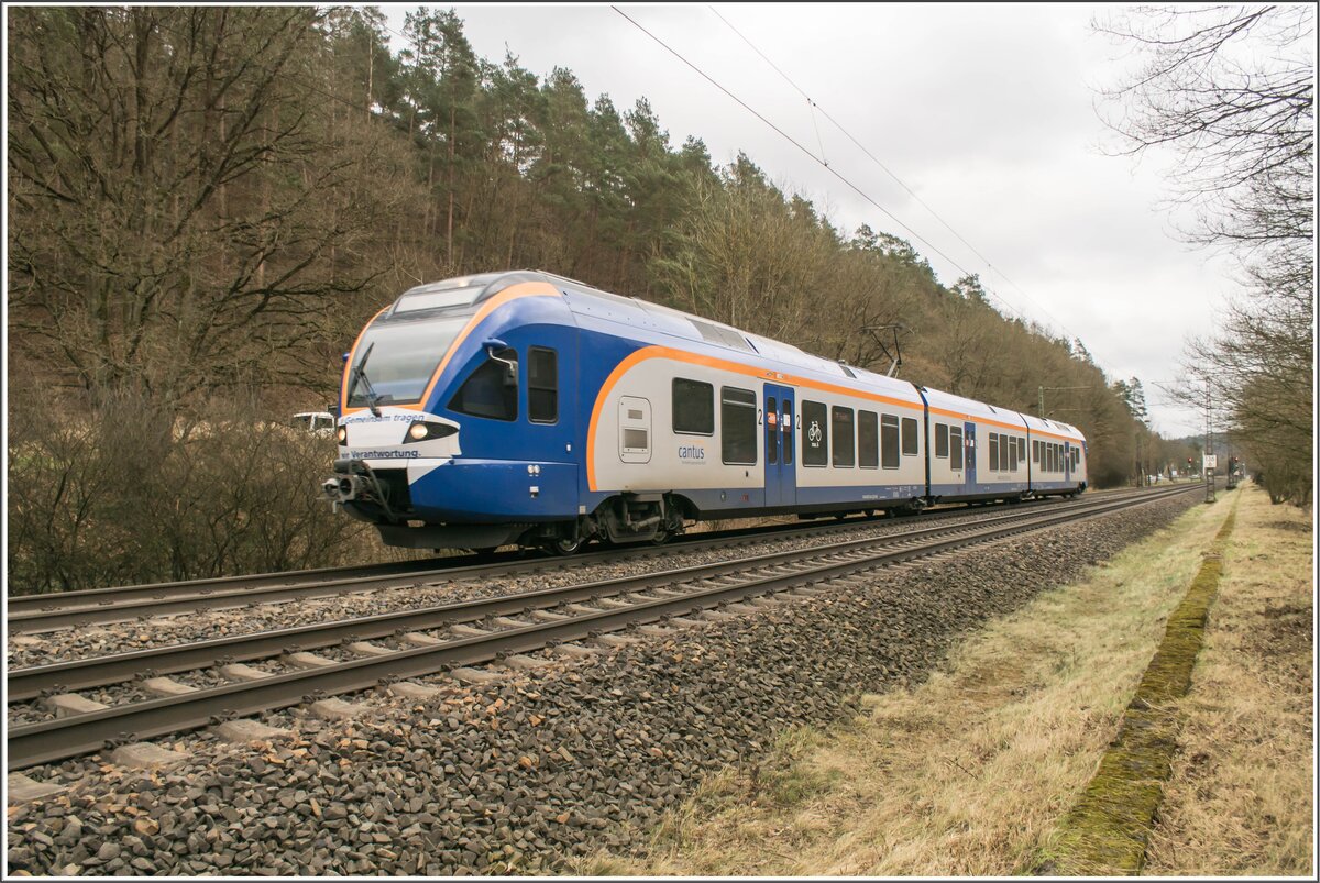 427 643-2 von Fulda nach Bebra im Haunetal am 09.02.2022 unterwegs.