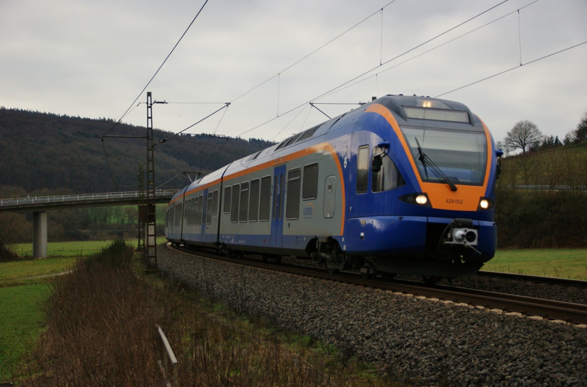 428 133-3 (428 052) als cantus von Fulda nach Kassel am 18.12.13 in Hermannspiegel.