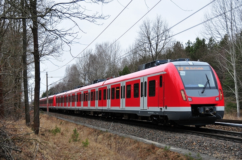 430 001 +002 auf der Teststrecke in Hennigsdorf 13.03.2012
