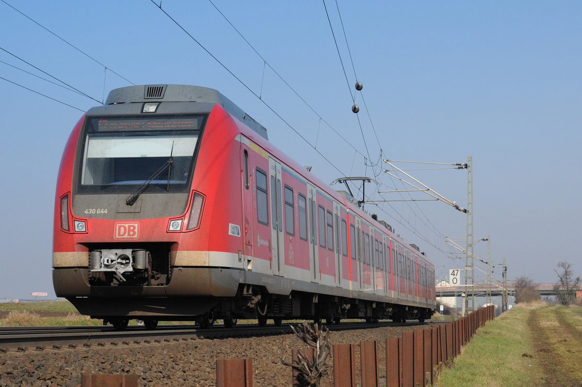430 644 (S7) bei Wolfskehlen am 18.02.2018