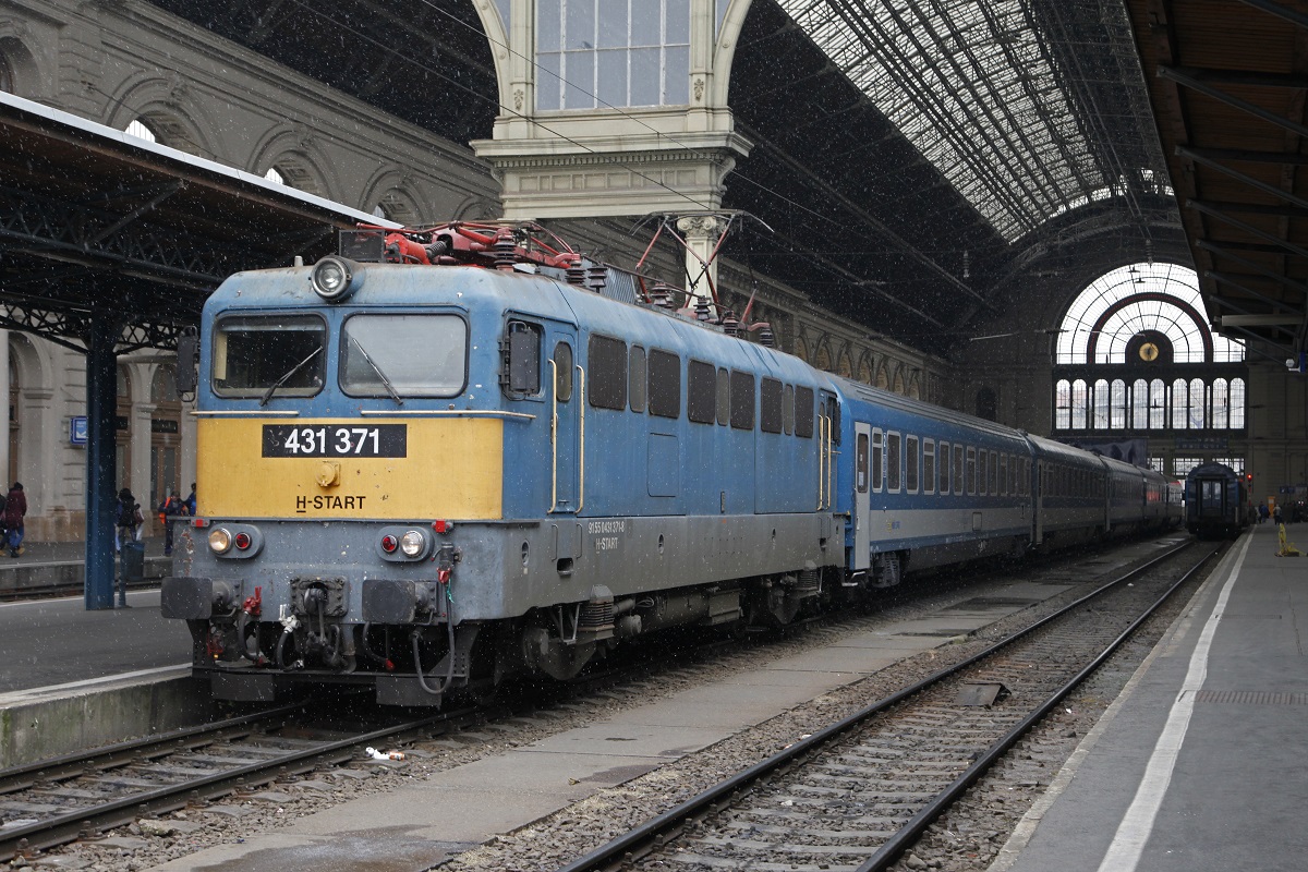 431 371 in Budpest Keleti am 14.12.2016.