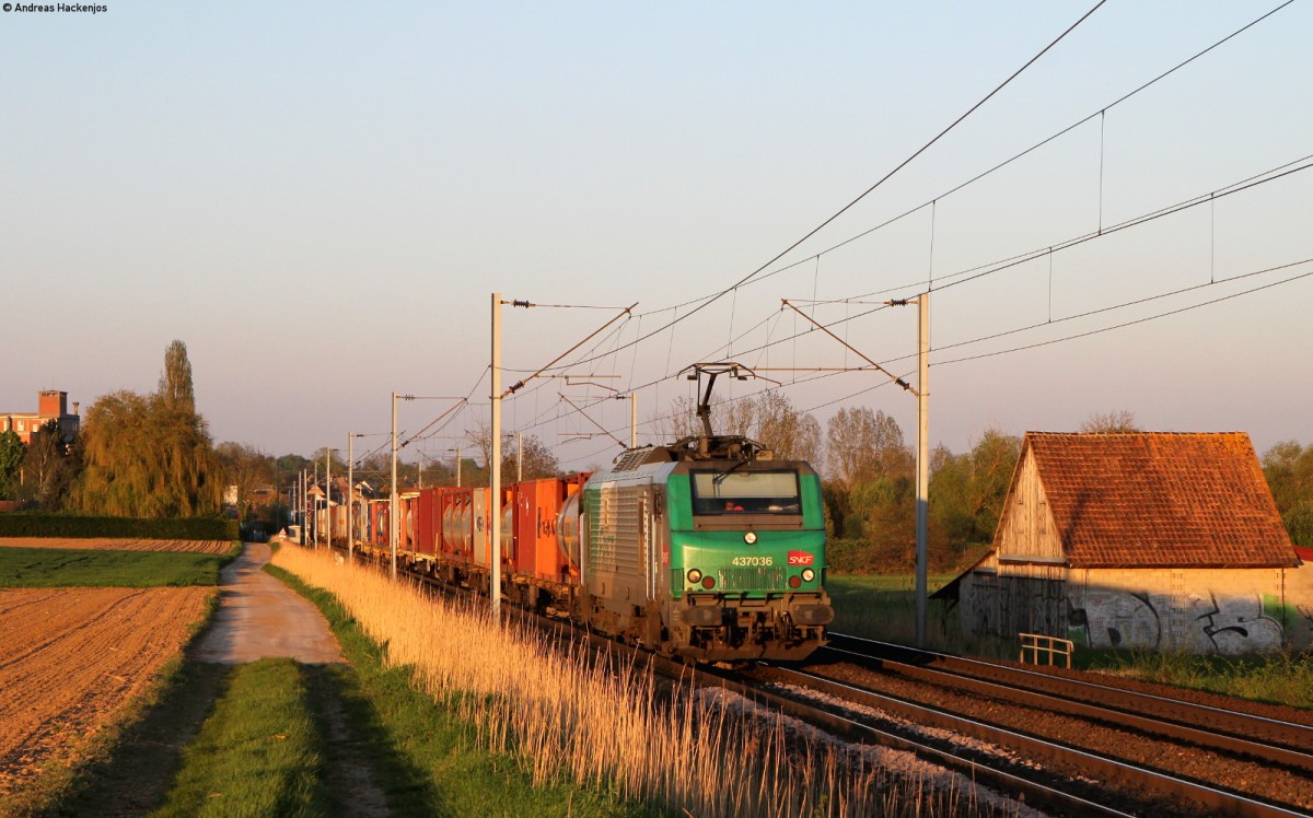 437036 mit einem KV Zug bei Hochfelden 22.4.15