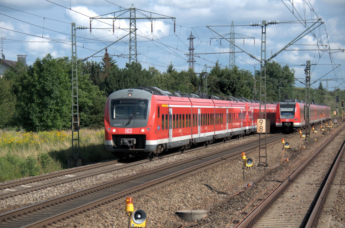 440 031 und Co am 14.08.14 in München-Langwied