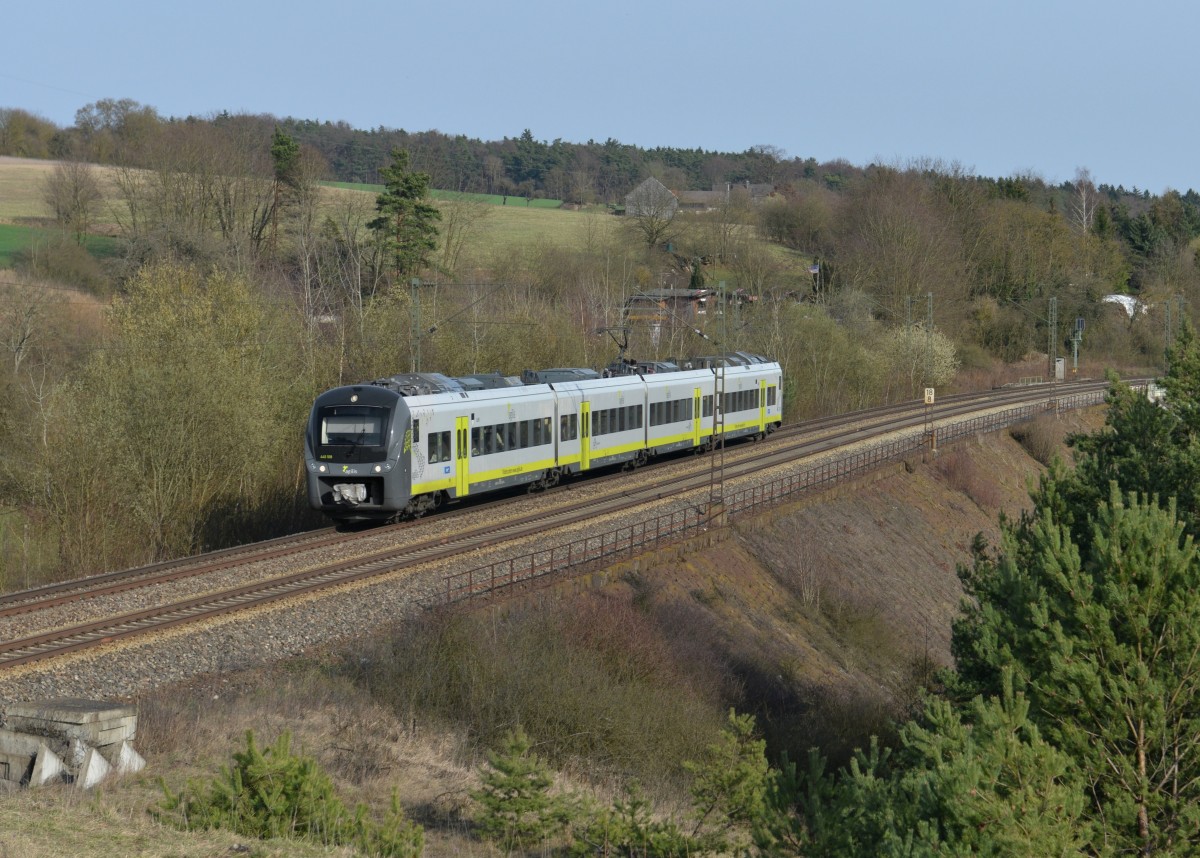 440 108 als Ag nach Neumarkt (Oberpfalz) am 21.03.2014 bei Laaber.