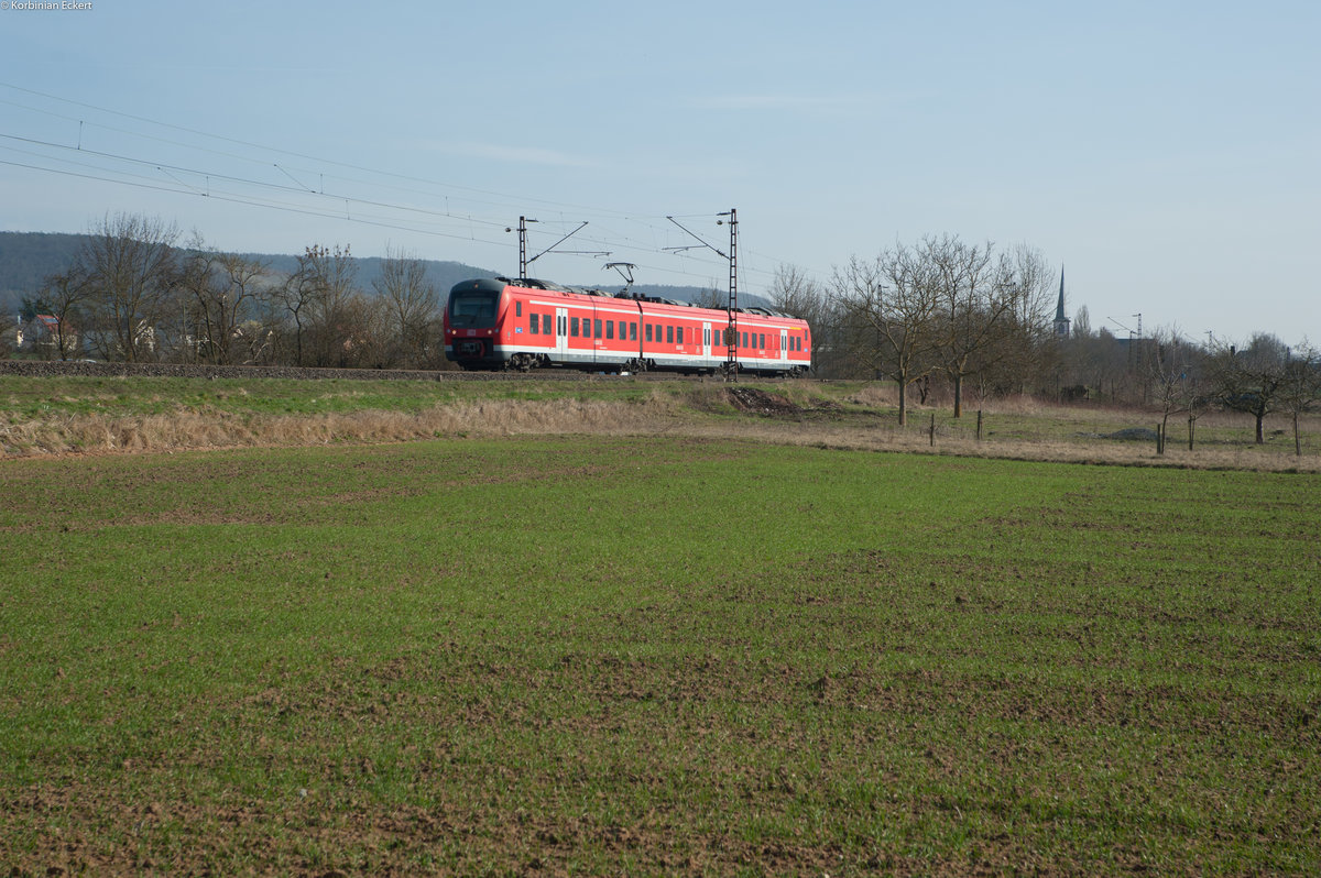 440 319-2 als RB 58044 nach Jossa bei Thüngersheim, 16.03.2017