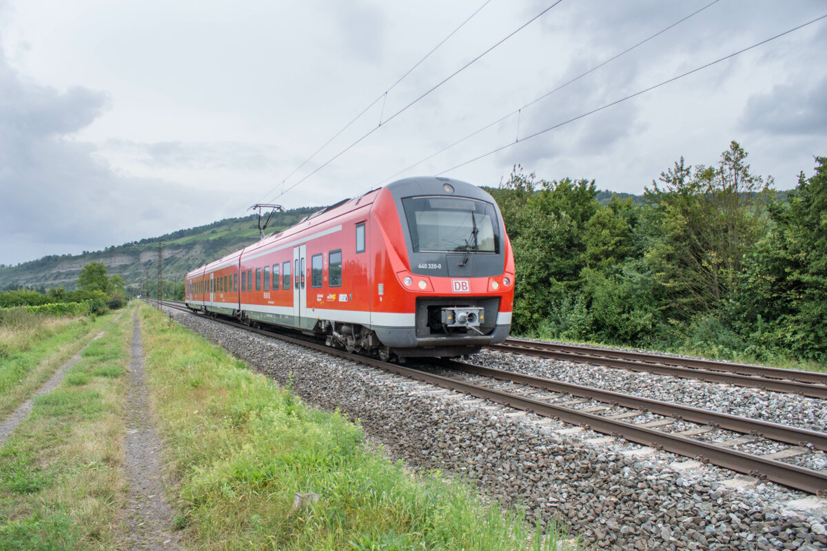 440 320-0 am 17.08.2021 bei Thüngersheim.