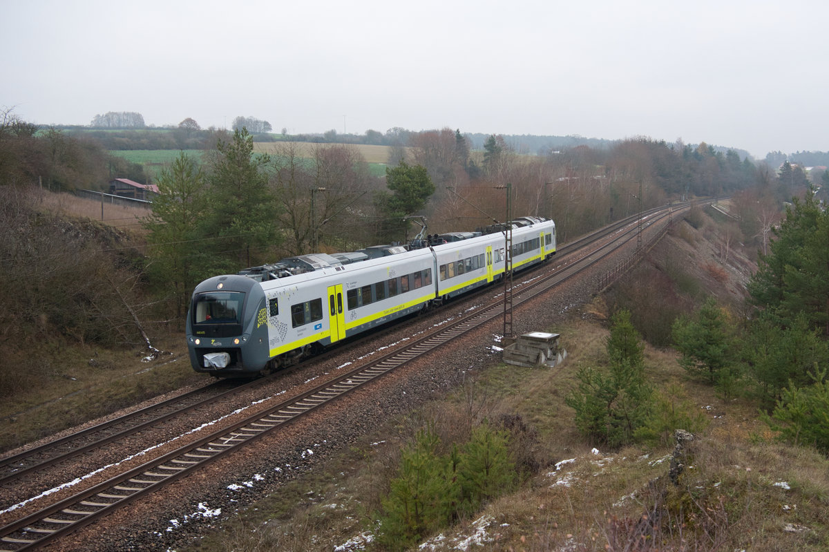 440 415 als ag 84334 von Regensburg Hbf nach Neumarkt (Oberpf) bei Laaber, 22.11.2018